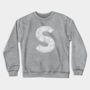 Letter S Crewneck Sweatshirt